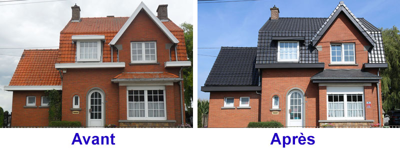 Rénovation toiture par les Ets Segers à Hannut