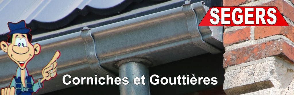 Installation réparation de goutières et corniches